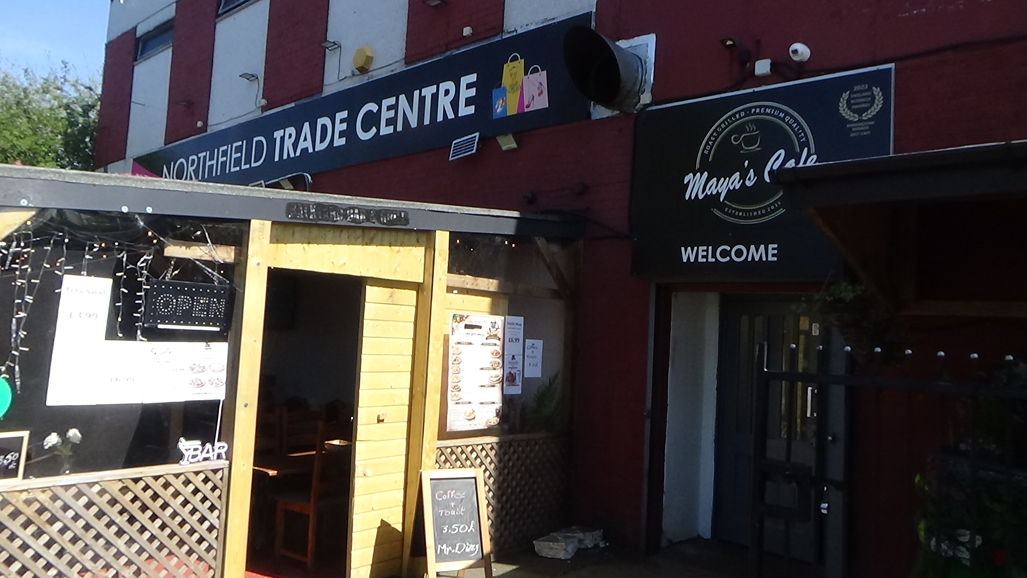 Northfield Trade Centre indoor shopfronts